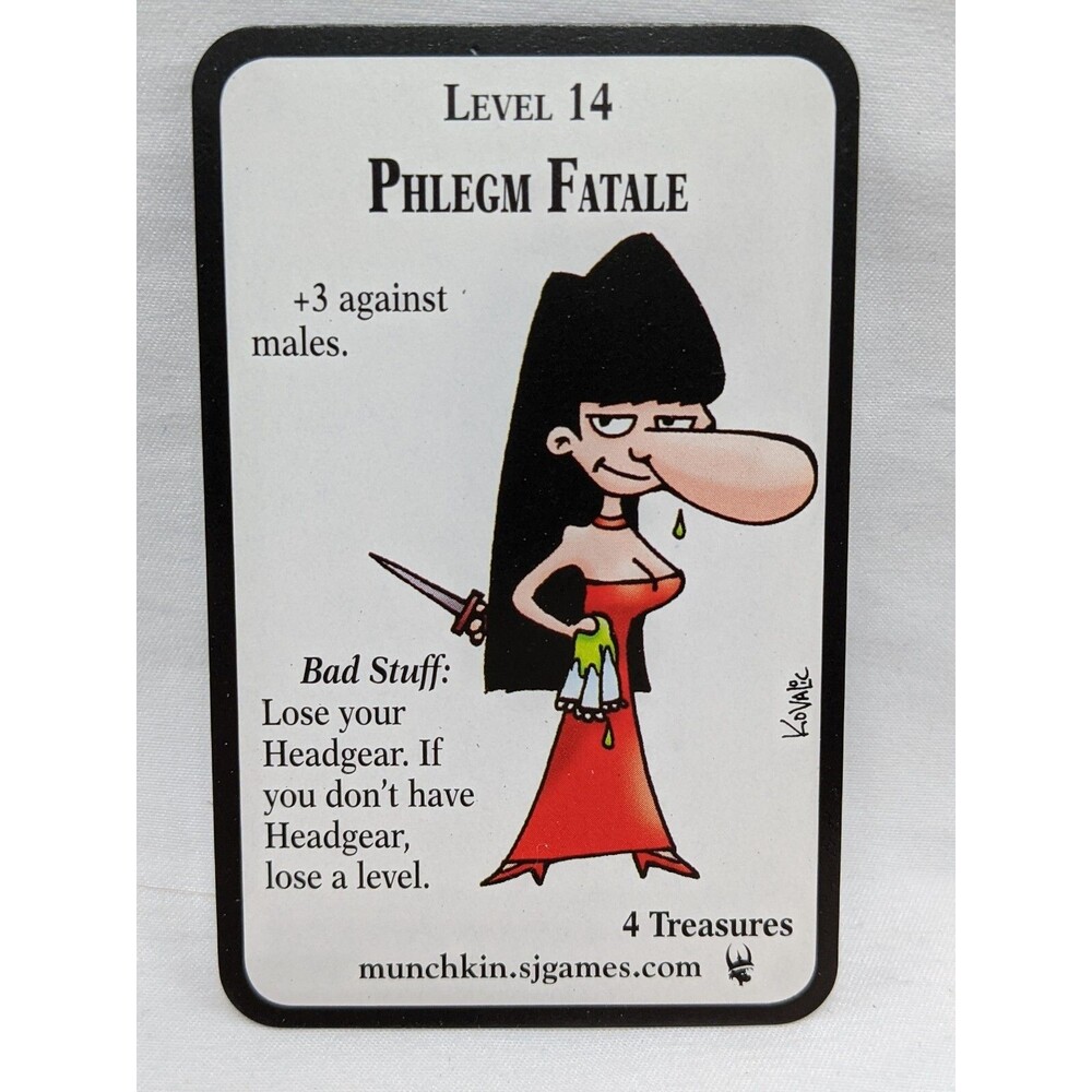 Munchkin Impossible Phlegm Fatale Promo Card